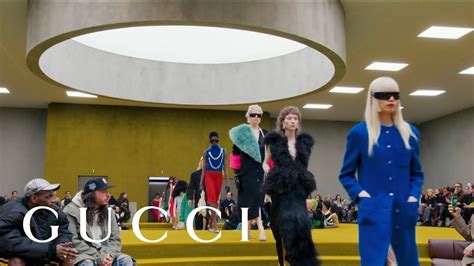 The Gucci Womens Fall Winter Fashion Show Youtube