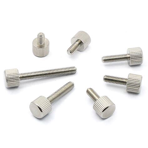 M3 M4 M5 M6 Stainless Steel Knurled Thumb Screw Toolless Adjustment