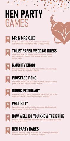 Essential Hen Party Games The Best Hen Do Games Ideas Classy Hen