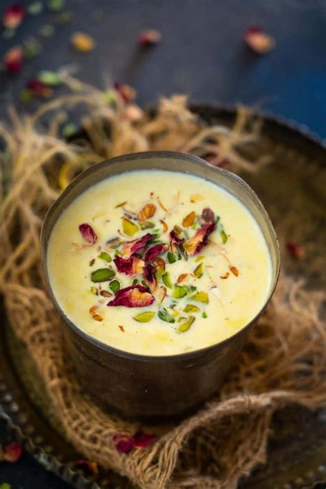 Healthy Badam Milk Recipe Indian Saffron Almond Milk Video