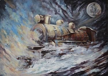 Train Painting Surreal