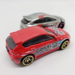 Hot Wheels Subaru Wrx Sti And Ford Focus Rs Miniature Scale Toy Car Etsy