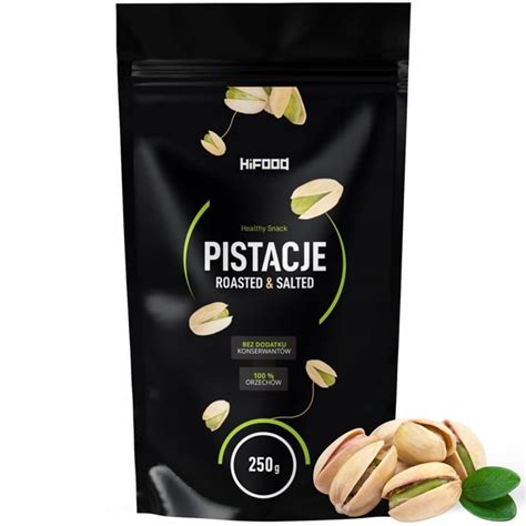 Pistacje prażone solone PREMIUM USA 250g HiFOOD HiFood Sklep EMPIK