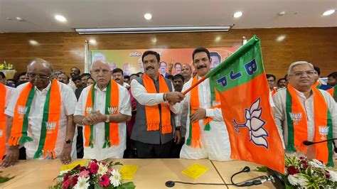 By Vijayendra Takes Over As Bjp State Chief Vows To Win All 28 Lok Sabha Seats In Karnataka