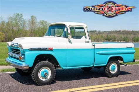 1959 Chevrolet 3100 Apache Fleetside Motoexotica Classic Cars