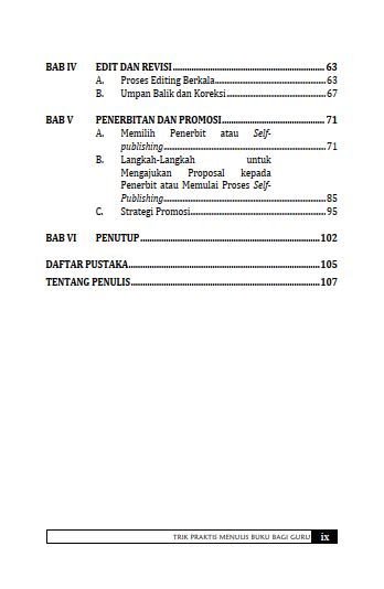 Buku Trik Praktis Menulis Buku Bagi Guru