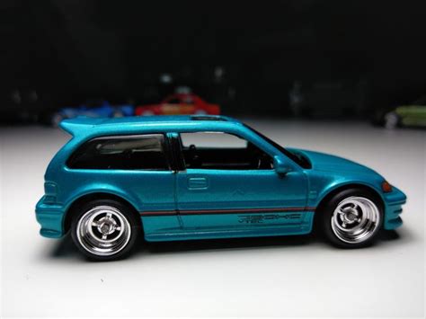 Honda Civic EF Hot Wheels With Real Rubber Tires Etsy Civic Ef Honda Civic Hot Wheels