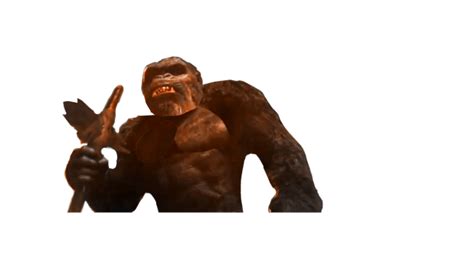 Lady Kong With An Axe Transparent By Kingcapricorn688 On Deviantart