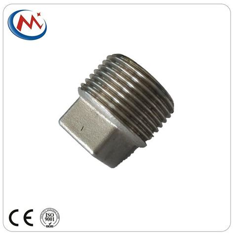 Investment Casting Stainless Steel Male Threaded Square Head Plug