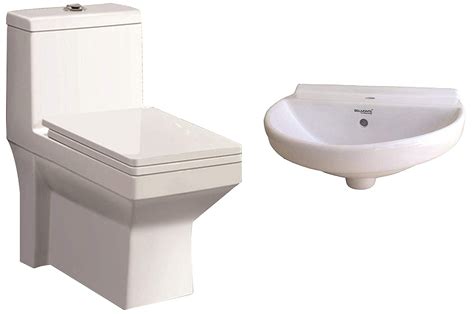 Belmonte Ceramic Floor Mounted One Piece Western Toilet Commode Water