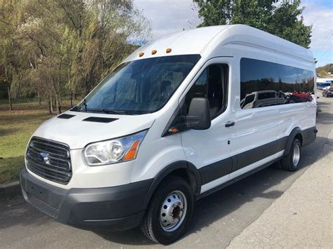 2018 Ford Transit Passenger 350 Xlt Hd 3dr Lwb High Roof Drw Extended Passenger Van W Sliding