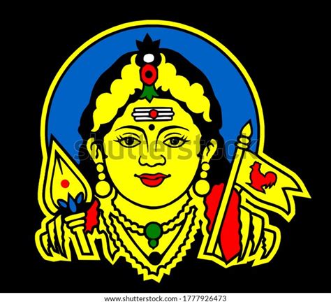 Lord Muruga Line Art Vector Stock Vector Royalty Free 1777926473