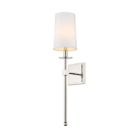 Z Lite Z Lite Camila Contemporary Polished Nickel 1 Light Wall Sconce