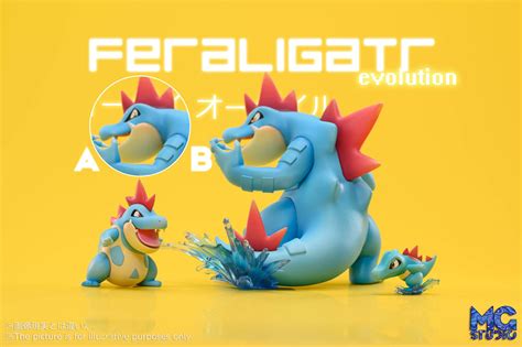 1 20 Scale World Zukan Evolutionary Combination Series Feraligatr