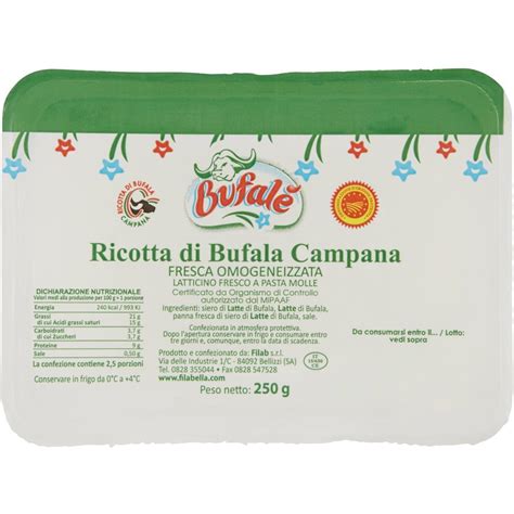 Ricotta di bufala campana DOP BUFALÈ 250 G Coop Shop