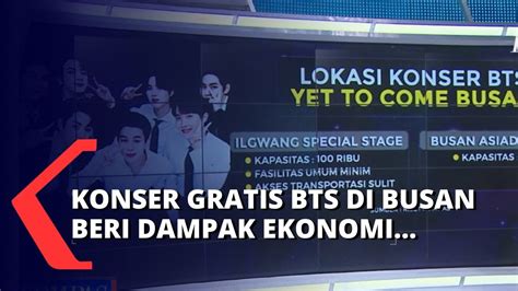 Dampak Ekonomi Dari Konser Gratis BTS Di Busan Hotel Sold Out Harga