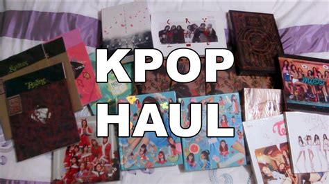 Kpop Haul 7 Korea Trip Haul Youtube