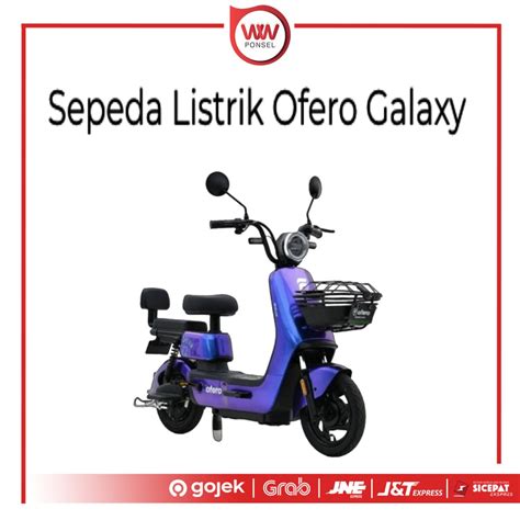 Sepeda Listrik Ofero Galaxy Lazada Indonesia