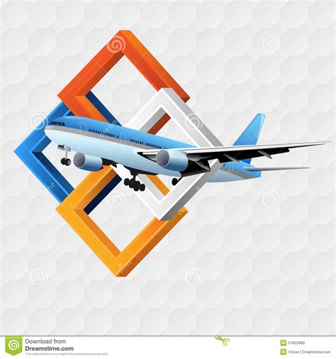 Airplane Design Dimensions Stock Illustrations 9 Airplane Design