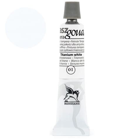 Farba Gouache Renesans 20 Ml 01 Biel Tytanowa Storm Sklep Plastyczny