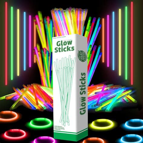 Omnisafe Pcs Inch Glow Sticks Bulk Glow In The Dark Party