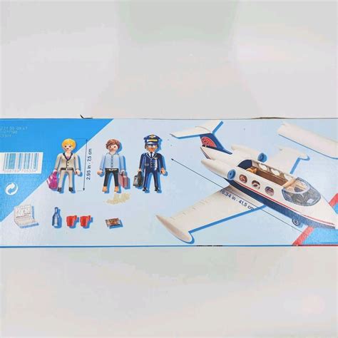 Playmobil Private Jet City Life Luxury Kids Playset With Figures 70533