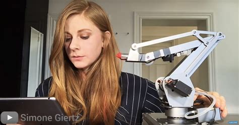 Lipstick Robot Simone Giertz