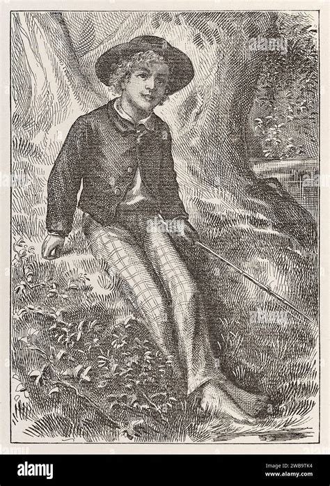 ‘tom Sawyer Frontispiece Illustration From ‘the Adventures Of Tom Sawyer By Mark Twain 1835