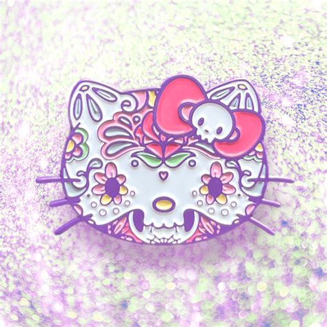 Sugar Skull Hello Kitty Tattoos