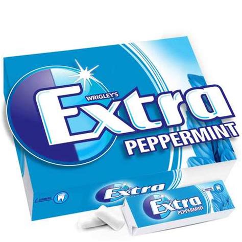 Buy Wrigleys Extra Peppermint Chewing Gum G Pack Of Online Shop