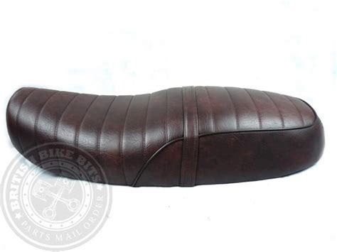 Ds007 Brown Brown Dual Flat Track Scrambles Seat Triumph New Bonneville 2001 2015 Bbb