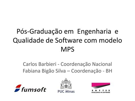 Ppt P S Gradua O Em Engenharia E Qualidade De Software Modelo