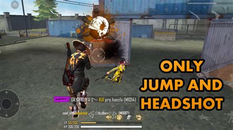 Free Fire Training Mode Only Jump And Headshot Free Fire Gameplay