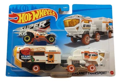 Hot Wheels Super Rigs Red Planet Transport Bdw51 Envío gratis
