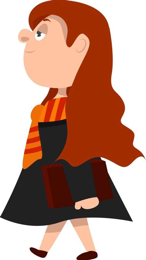Hogwarts Student Illustration Vector On White Background 13893413