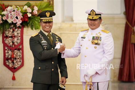 Pelantikan Panglima Tni Marsekal Yudo Margono Di Istana Negara Republika Online