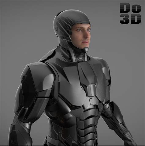 Robocop 2014 Black Suit 3d Printable Model Stl 3d Printing Models