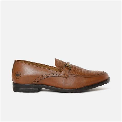 Buy Lee Cooper Men Textured Leather Bit Formal Loafers From Lee Cooper At Just Inr 34990