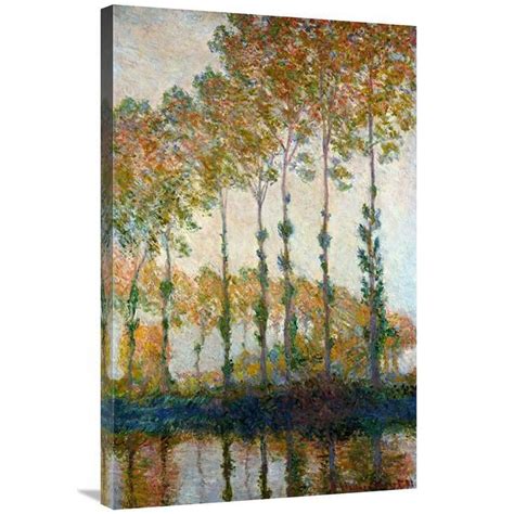 36 In Poplars On The River Epte In Autumn 1891 Art Print Claude