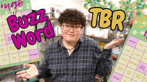 Buzzword And Anti Buzzword TBR Bookish Buzzword Bingo YouTube