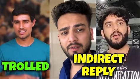 Elvish Yadav ROASTED By Dhruv Rathee Elvish Yadav INDIRECT REPLY To