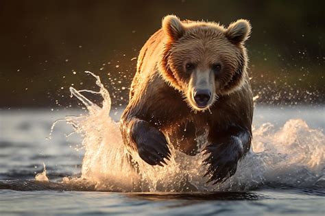 Premium Photo Grizzly Bear Mother And Cubs