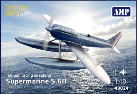 Supermarine S6b British Racing Seaplane 148 Amp Kits