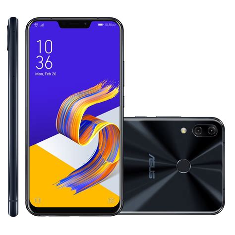 Smartphone Asus Zenfone 5z 128gb 6gb Ram Câmera 12mp 8mp Preto Zs620kl Colombo