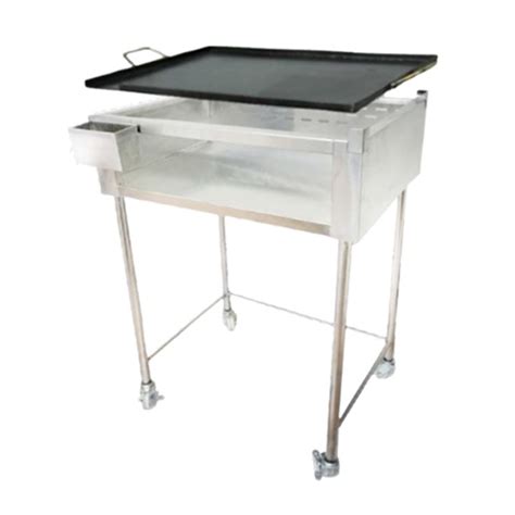 Bakery Stainless Steel Hot Plate With Stand Burger Griddle Stand Largest One Stop Commercial