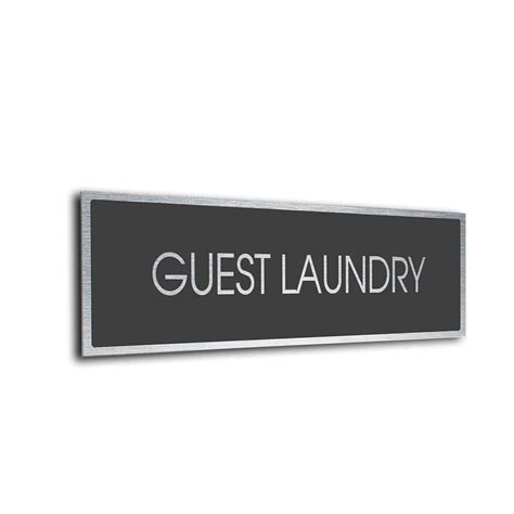 Guest Laundry Door Sign Clearly Label Every Room In Your Facility With