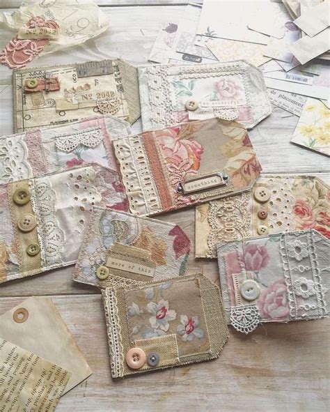 Pin By Erika Dawn Designs On Junk Journals Vintage Junk Journal Fabric Journals Handmade