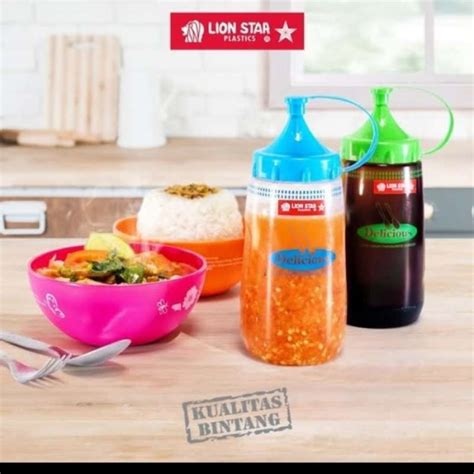 Promo Unik Botol Saos Lion Star 475ML Botol Kecap Saus Sambal Sauce