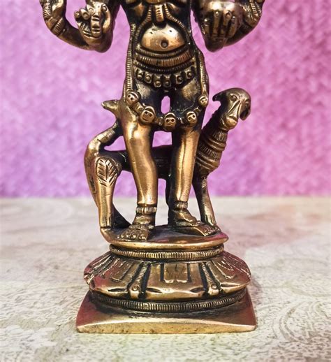 5 Bhairava Statue With Dog Brass Bhairav Statue Maha Kala Bhairava God