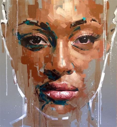 Jimmy Law 1970 Abstract Portrait Painter Tutt Art Pittura